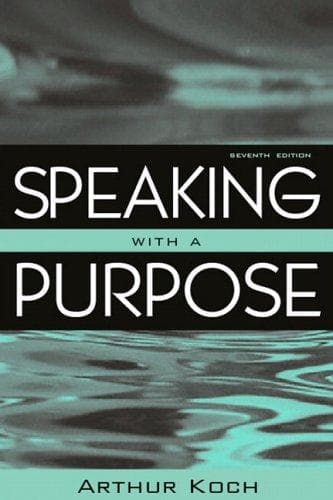 Speaking with a purpose