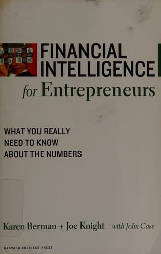 Financial intelligence for entrepreneurs