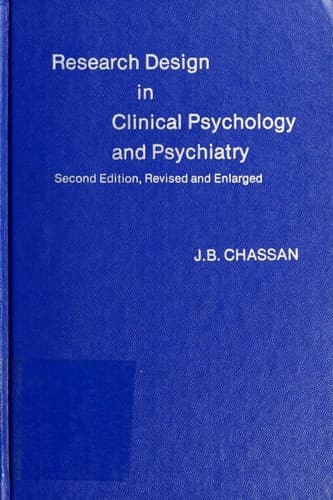 Research design in clinical psychology and psychiatry