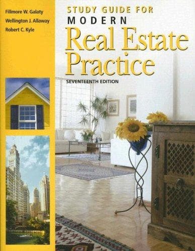 Study guide for Modern real estate practice