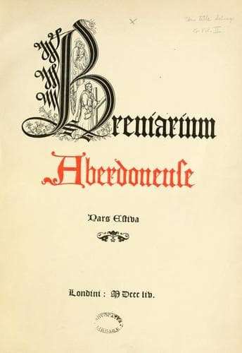 The Roman Breviary