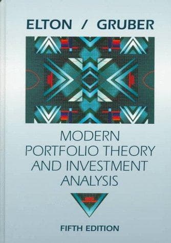 Modern portfolio theory and investment analysis